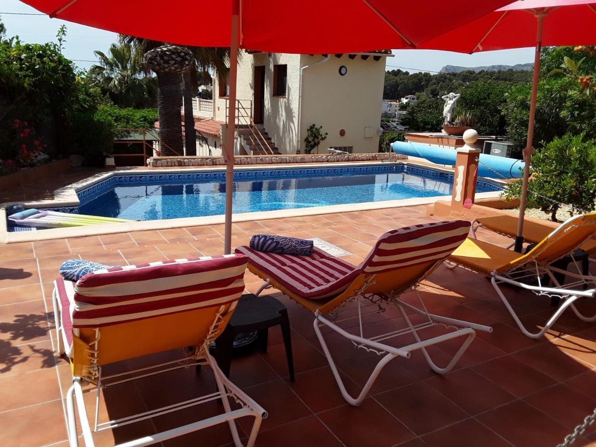Villa Mimosa Moraira Bagian luar foto